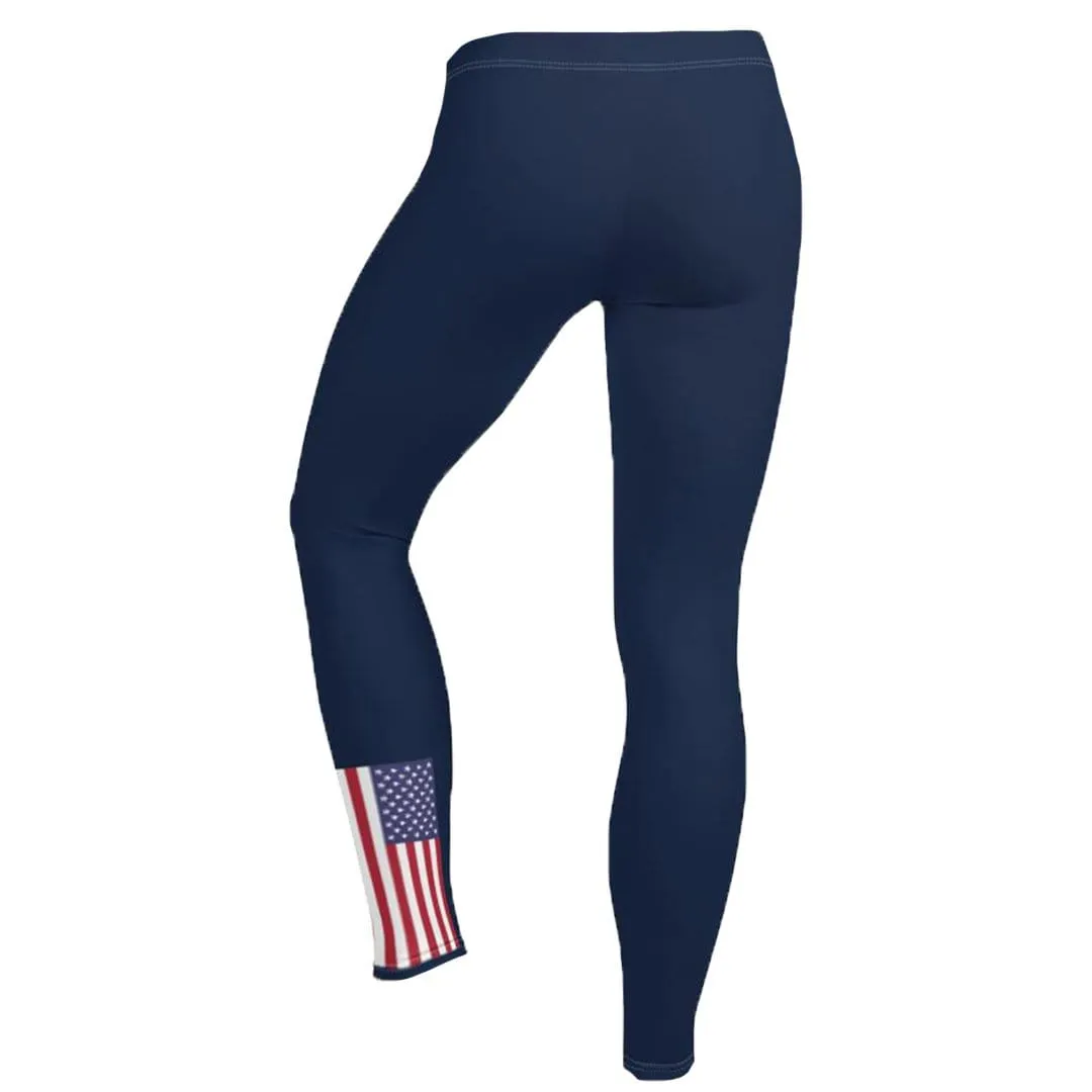 Women's USA Small Flag Leggings