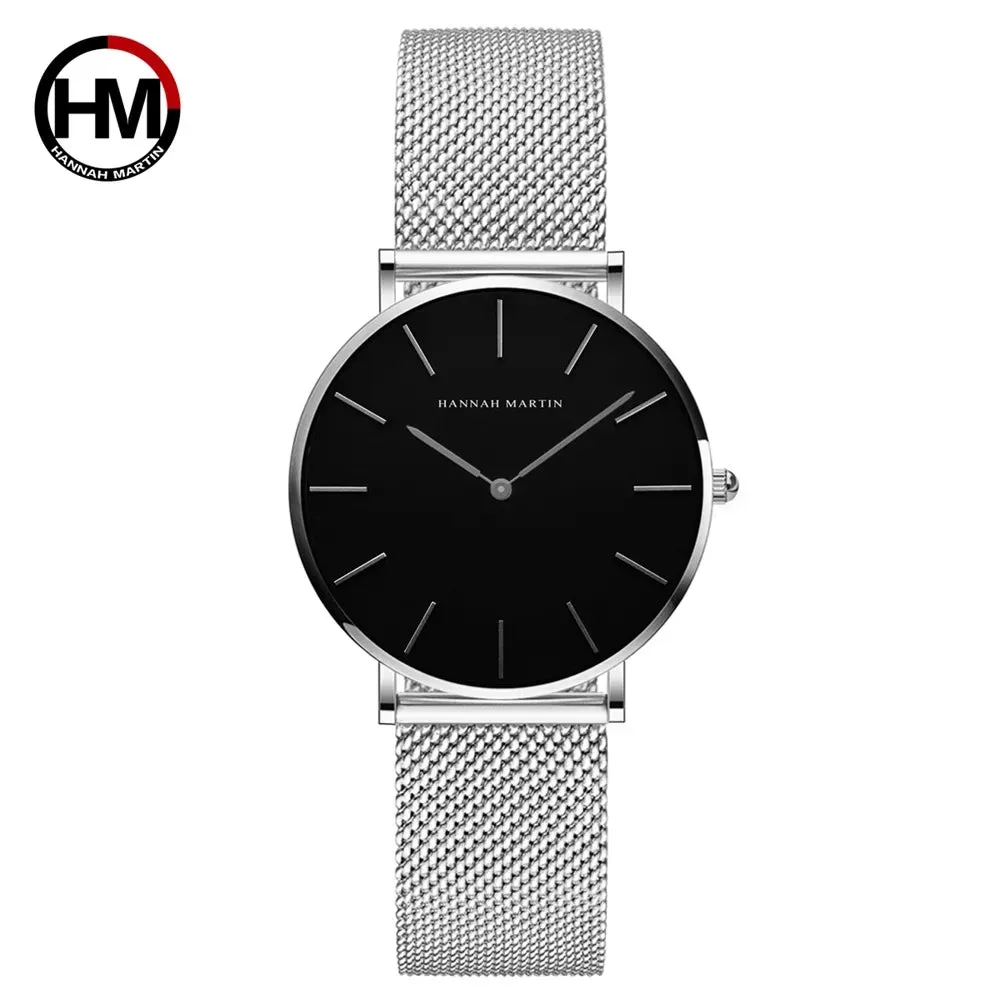Women's Watch Quality Brand Japan Quartz Movement Rose Gold Waterproof Fashionable Nordic Minimalist Ladies Watch
