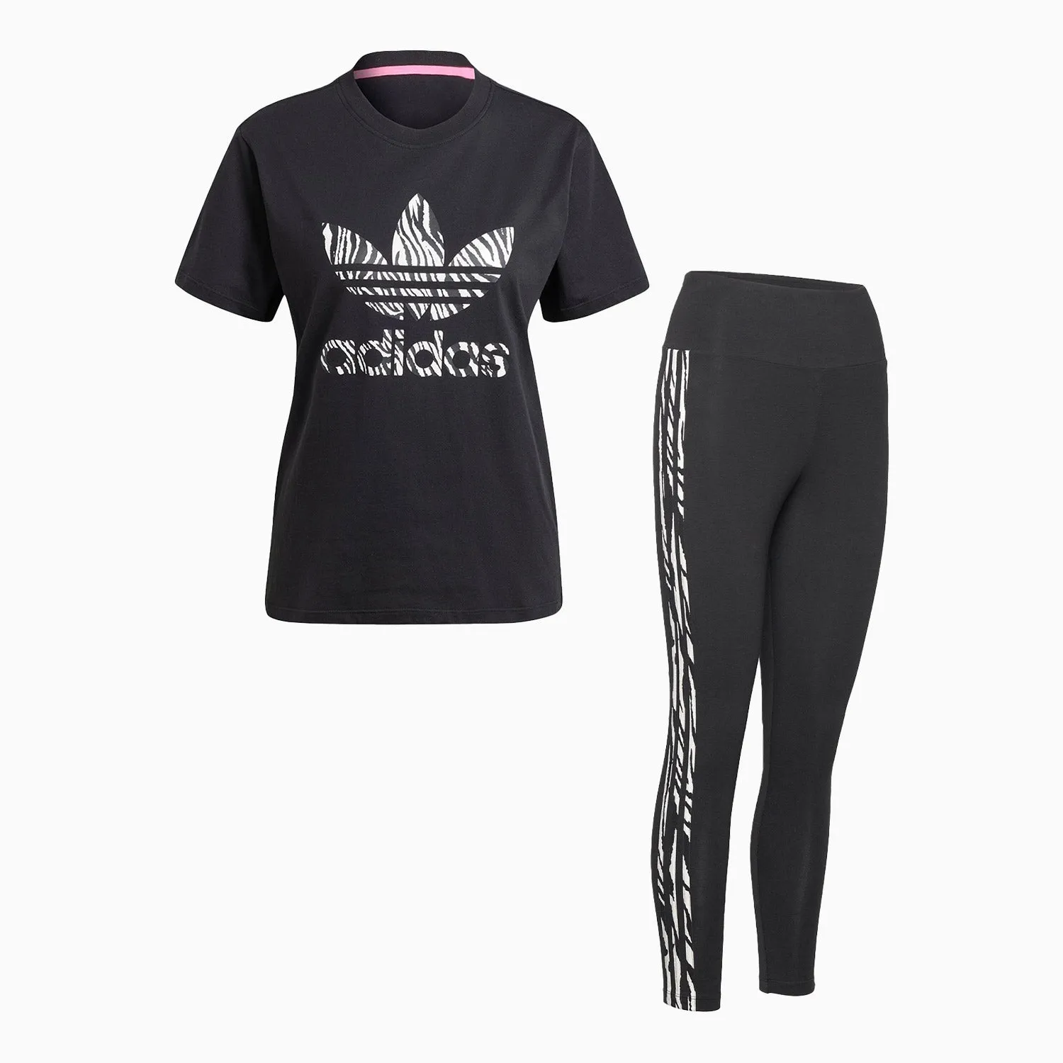 Women's Zebra Animal Print Outfit