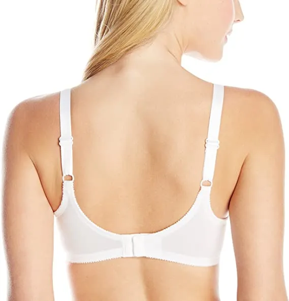 Wonderbra Women's Firm-Support Seamless Cup Underwire Bra, White 40DD