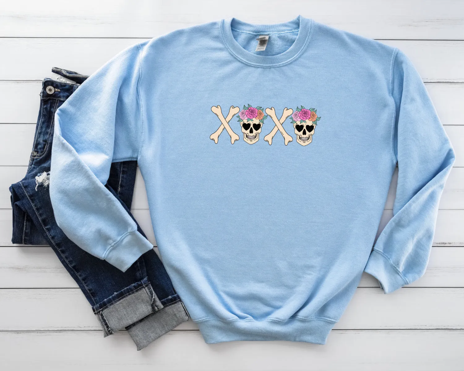 XOXO Skeleton Sweatshirt