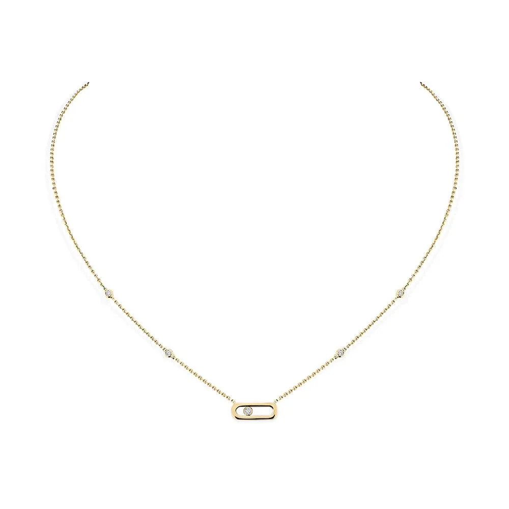 Yellow Gold Diamond Necklace