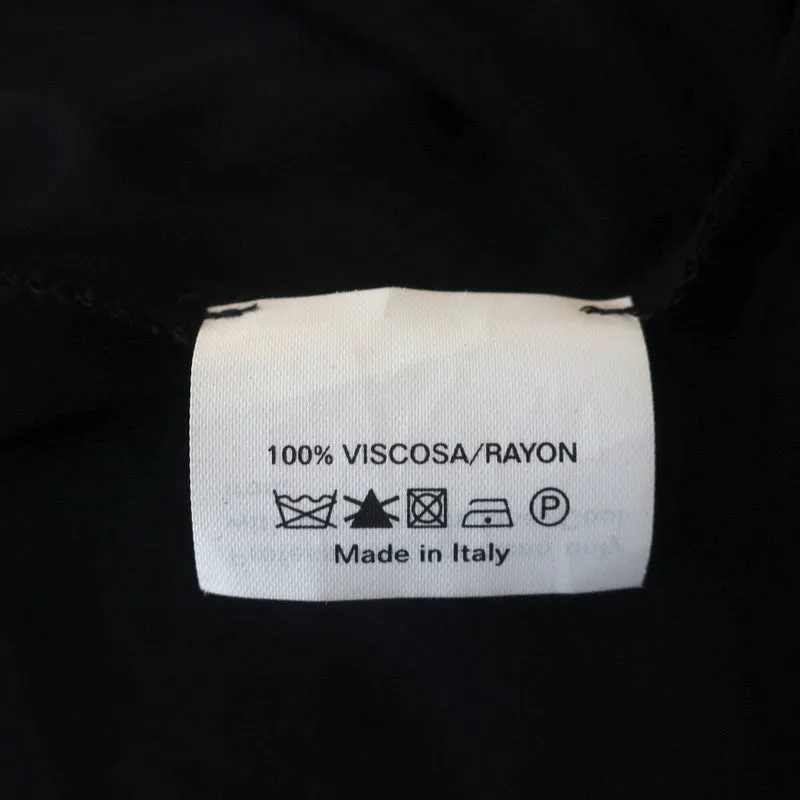 Yves Saint Laurent S/S 2008 Embellished Star Asymmetric Tunic Black Size Large