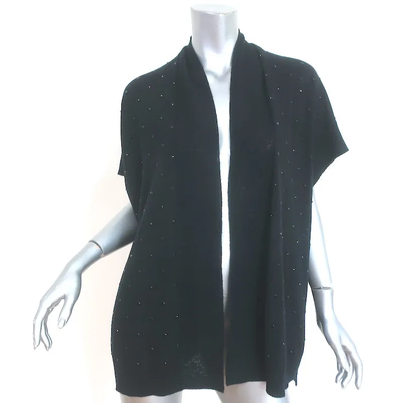 Zadig & Voltaire Crystal-Embellished Cashmere Cardigan Black Size Extra Small