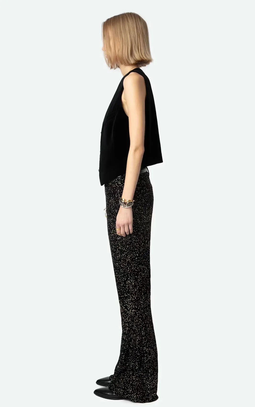 ZADIG&VOLTAIRE - Velvet Exaux Vest - Black